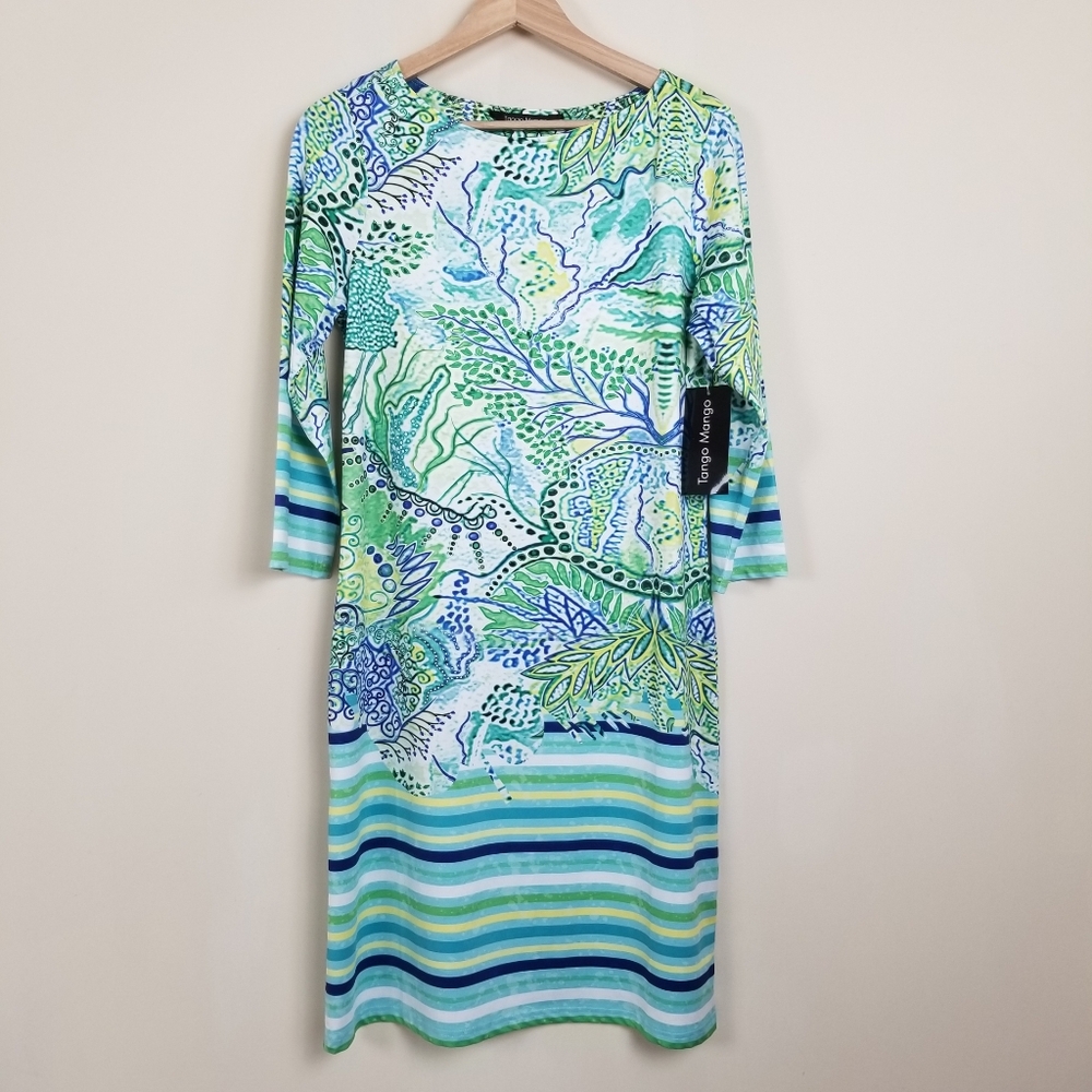 Tango Mango 3/4 Sleeve Dress Medium NWT